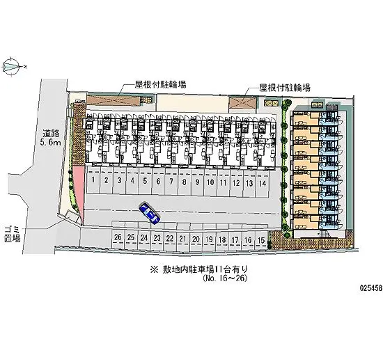 ★手数料０円★佐賀市大和町久池井　月極駐車場（LP）